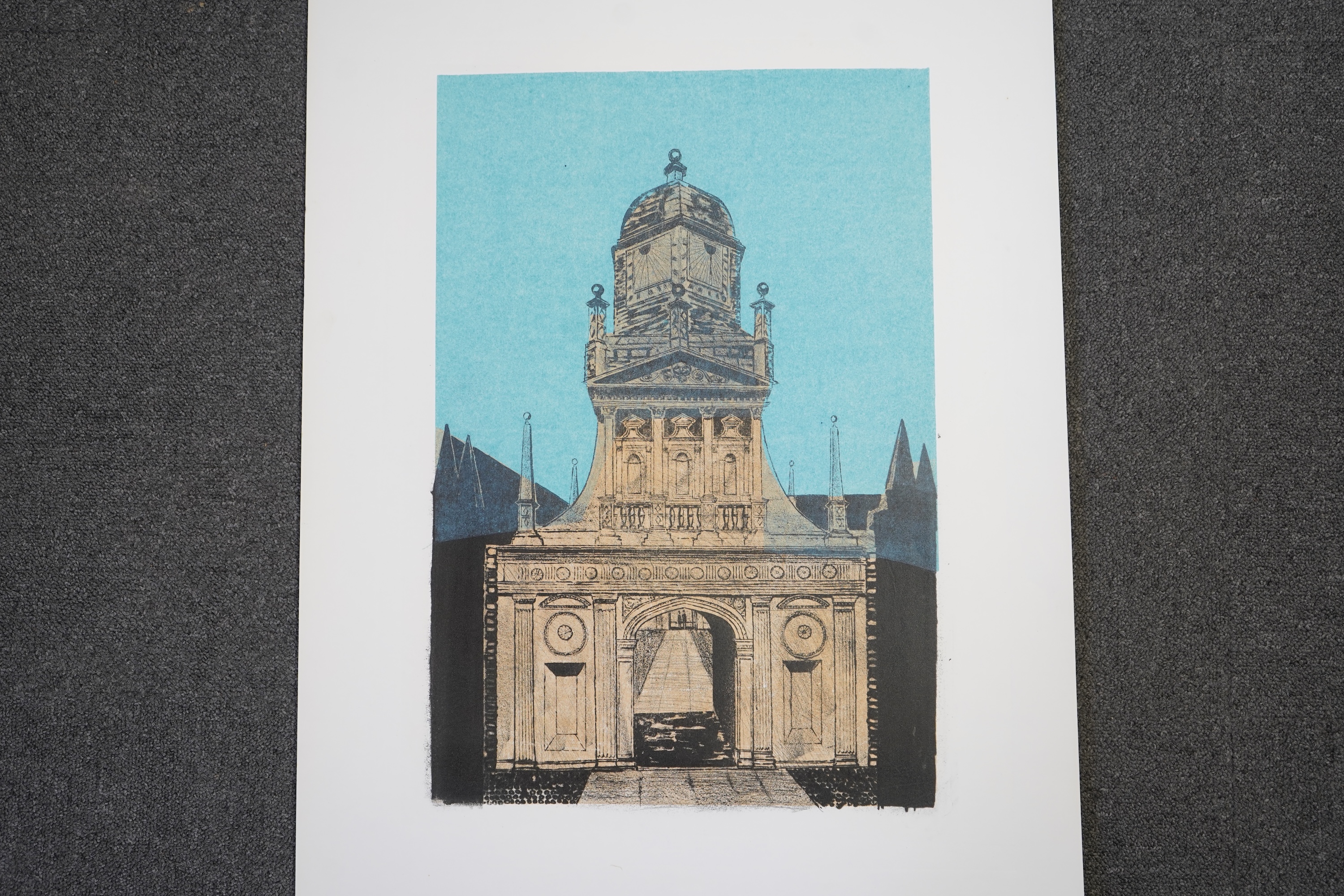 Robert Tavener RE, 1920-2004, 'Caius Gateway, Elizabethan Gateway (Cambridge Series)'